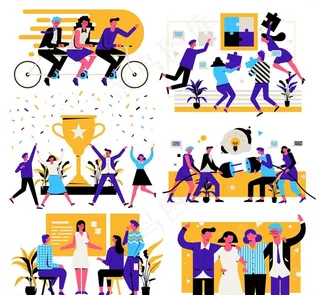 创意商务团队图片