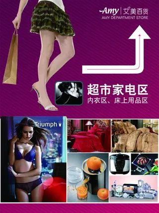 商场引导牌图片