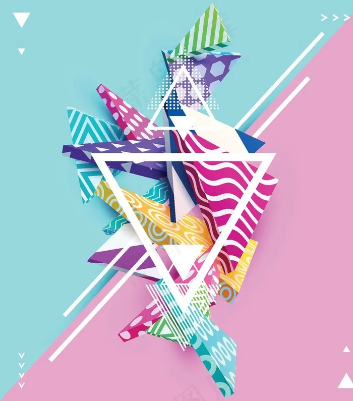 C4D立体设计创意元素图片eps,ai矢量模版下载