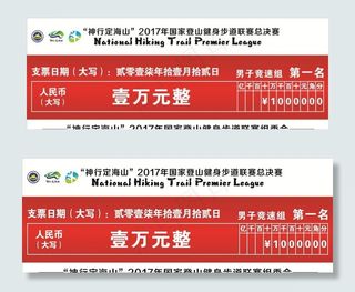 支票将金牌图片