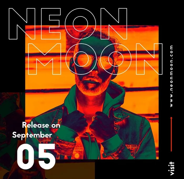 赛博朋克海报素材PSD图片psd模版下载