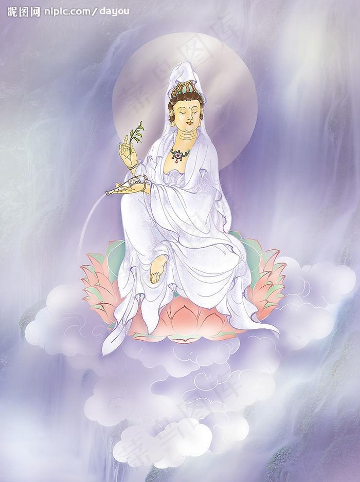 三十三观音之杨柳观音图片