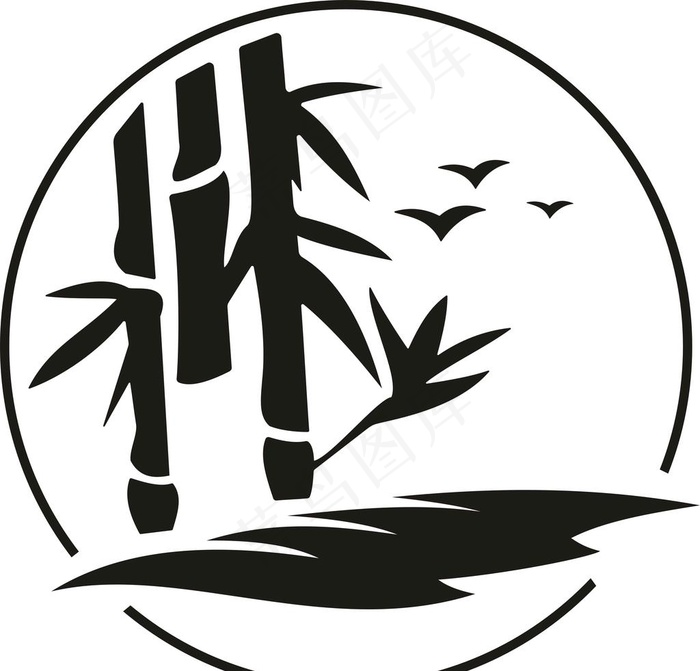 竹子图片cdr矢量模版下载