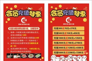 会员充值特惠图片