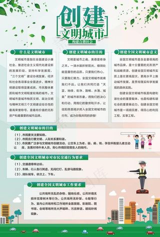 创文创卫宣传单图片