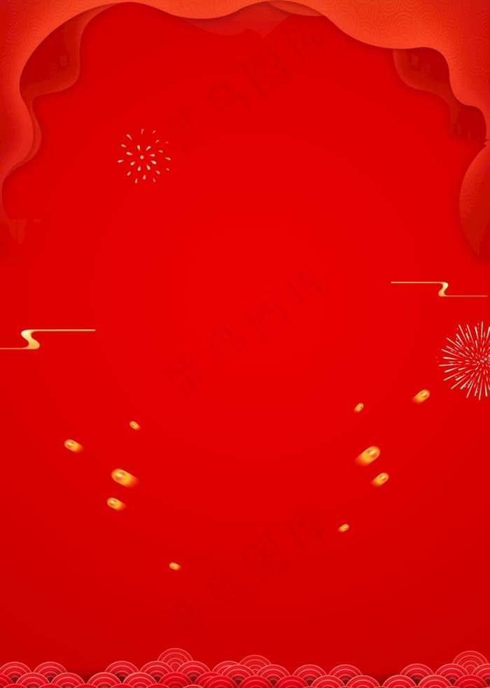 红色背景图片