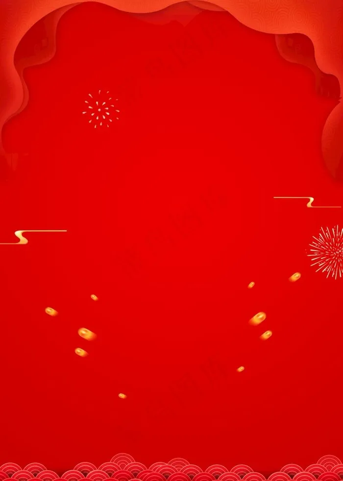 红色背景图片