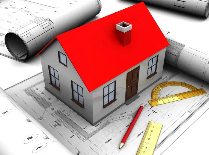 设计图纸及房子模型图片