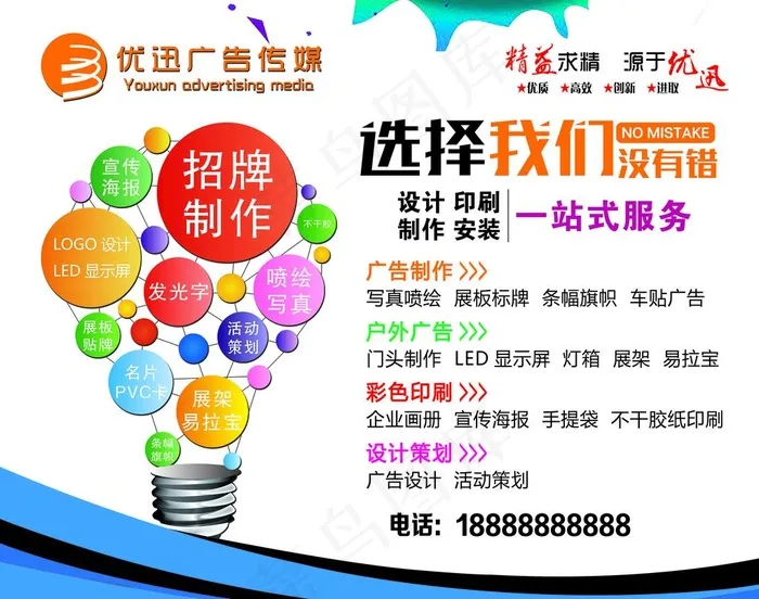 广告公司 门头喷绘 广告策划图片