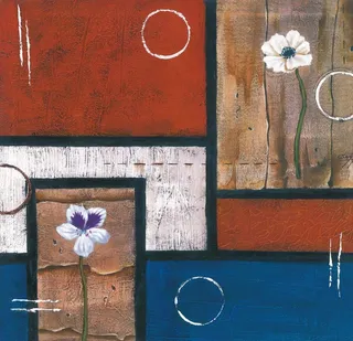 抽象油画装饰画图片