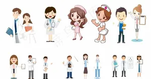 卡通医生图片