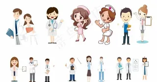 卡通医生图片