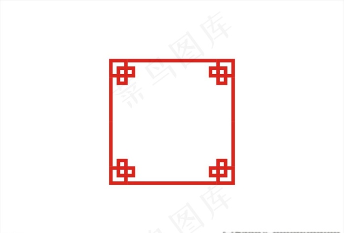 中式边框图片cdr矢量模版下载
