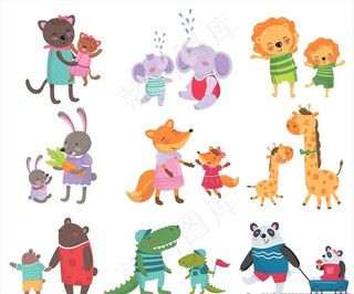 卡通动物图片