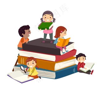 少儿读书图片