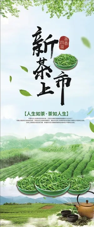 茶叶展架图片