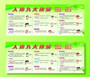 人体九大体质图片