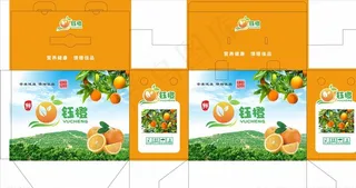 橙子礼品盒图片