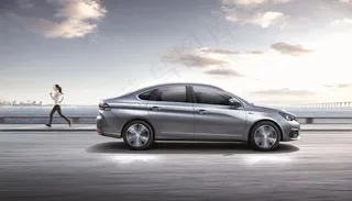 标致308汽车广告跑步篇图片