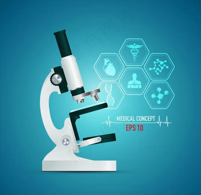 医学研究图片ai矢量模版下载