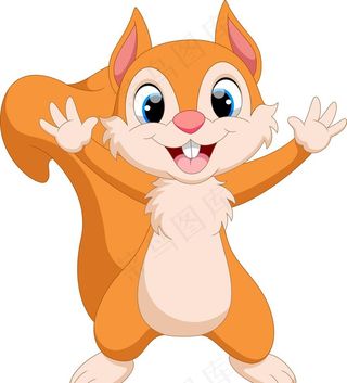 卡通松鼠图片