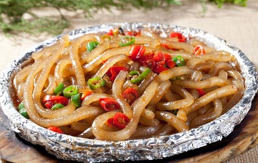 铁板杂粮粉图片