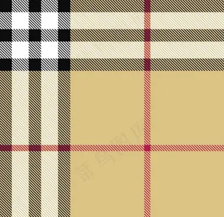 巴宝莉格子图片