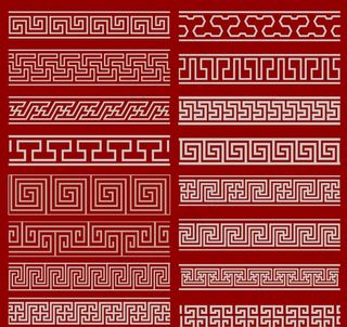 边框回字纹图片