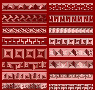 边框回字纹图片