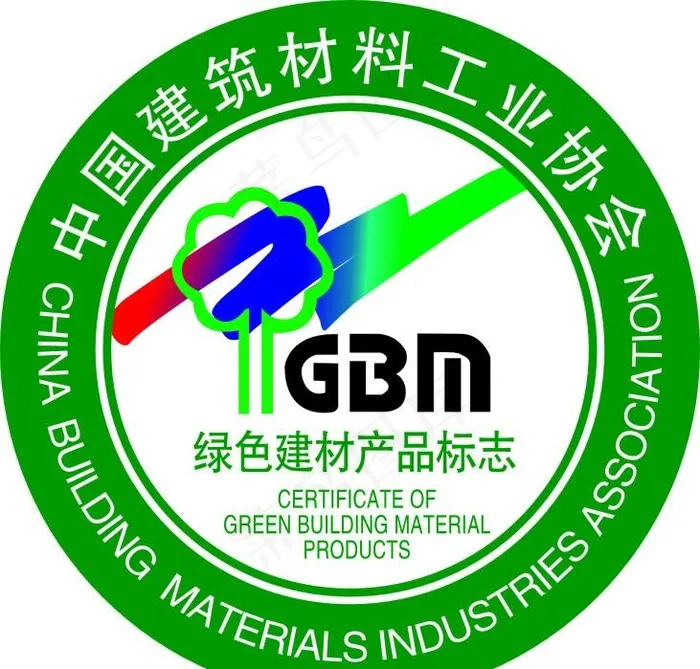 中国建筑材料工业协会标志图片cdr矢量模版下载