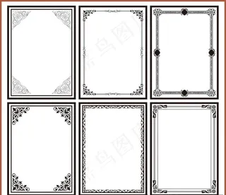 贵宾卡边框 VIP边框 镂空花图片