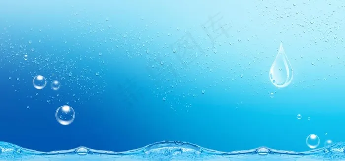 水背景图片psd模版下载