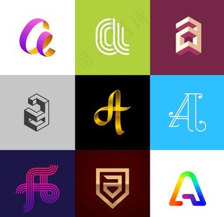 A字母logo图片