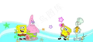 海绵宝宝墙贴图片