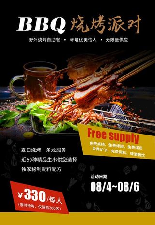 烧烤派对图片