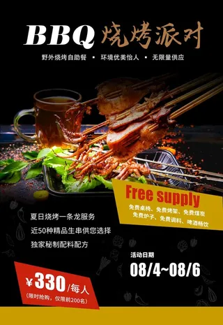烧烤派对图片