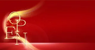 地产 红色 开盘 背景图片