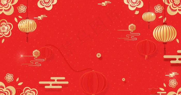 2020新年晚会喜庆背景图片