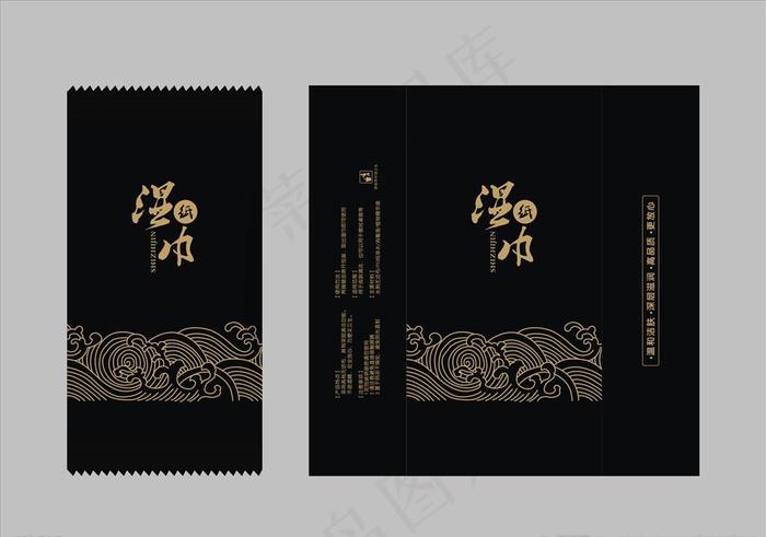 湿巾包装图片cdr矢量模版下载