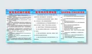 配电房制度图片