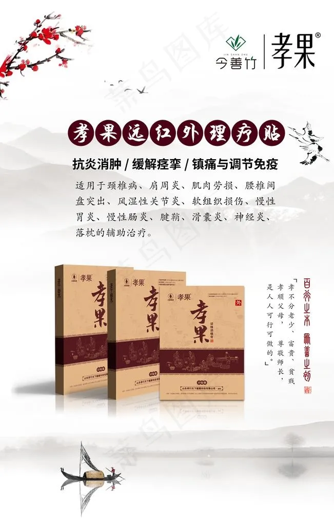 孝果理疗贴图片(2835X4252(DPI:120))psd模版下载