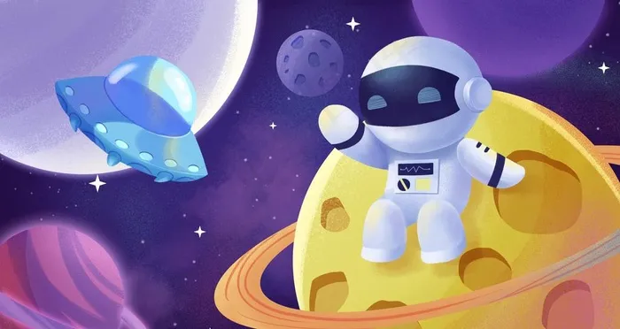 外太空宇宙插画图片(4724X2657(DPI:150))psd模版下载