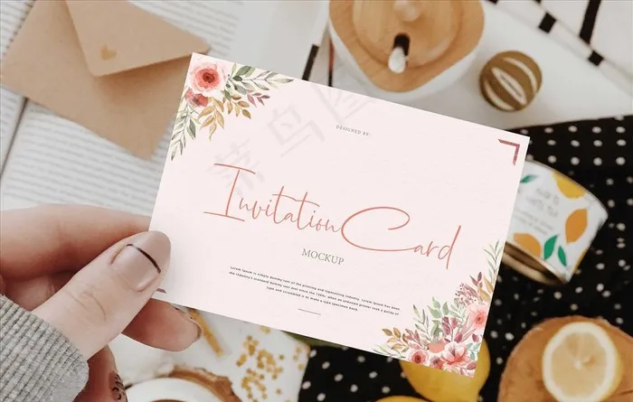 卡片样机图片(3000X2000(DPI:300))psd模版下载