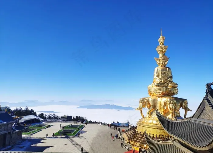 峨眉山金顶图片