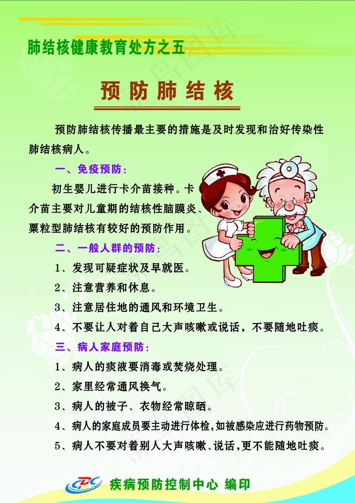 预防肺结核图片