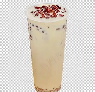 红豆奶茶图片