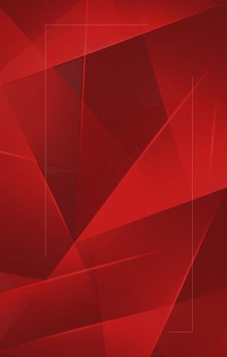 红色色块线条海报背景素材图片