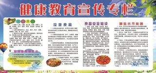 健康教育宣传栏图片