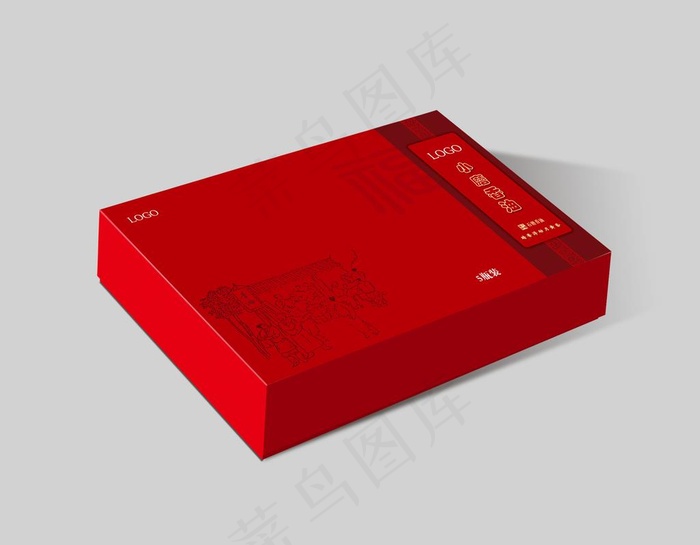 小磨香油 天地盖 包装图片(8457X6850(DPI:300))psd模版下载