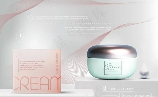 化妆品背景图片